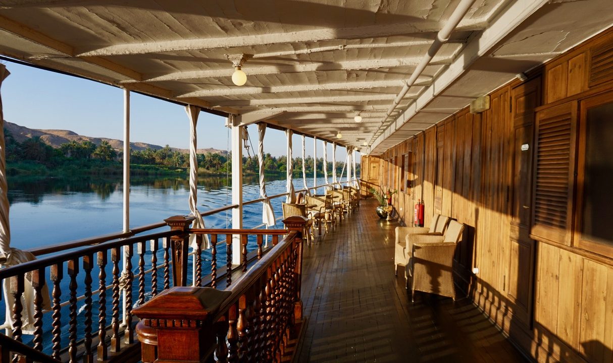 Pont inférieur du Steamship Sudan en Égypte